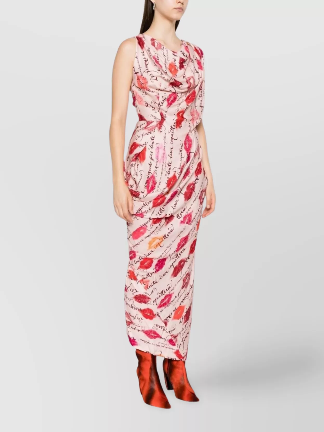 Vivienne Westwood Knee Length Dress Asymmetrical Hem