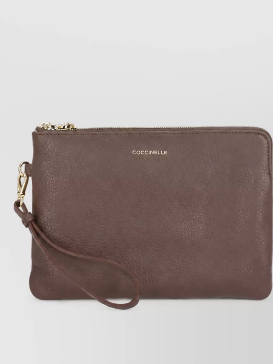 Coccinelle leather clutch bag