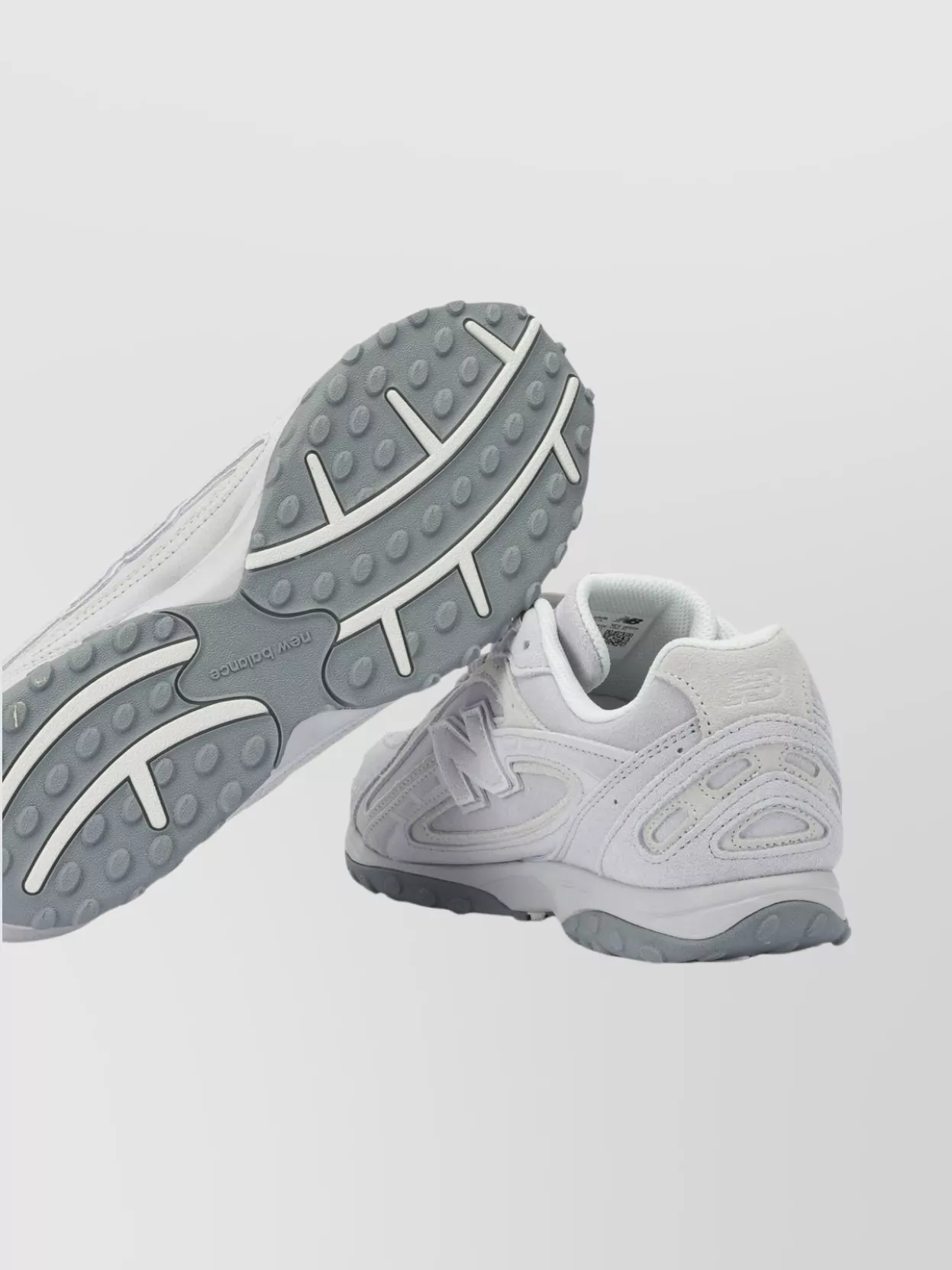 New Balance Suede Overlay Sneakers Textured Sole