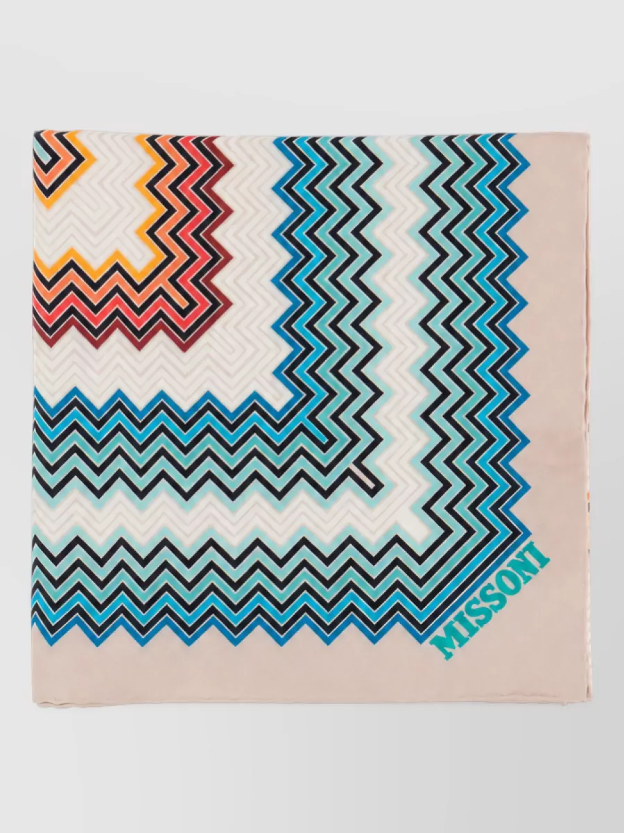 Missoni silk printed foulard