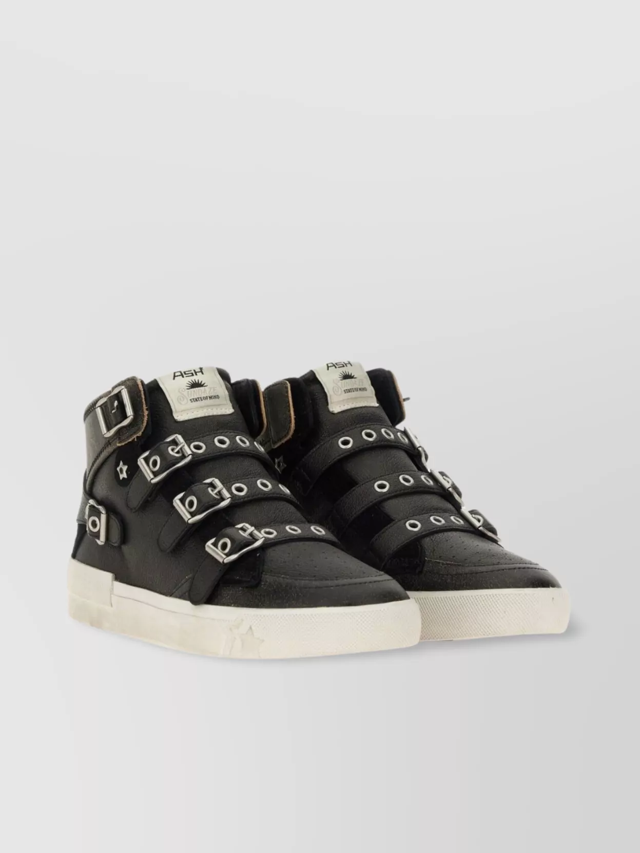 Ash Star High-Top Rubber Sole Sneaker