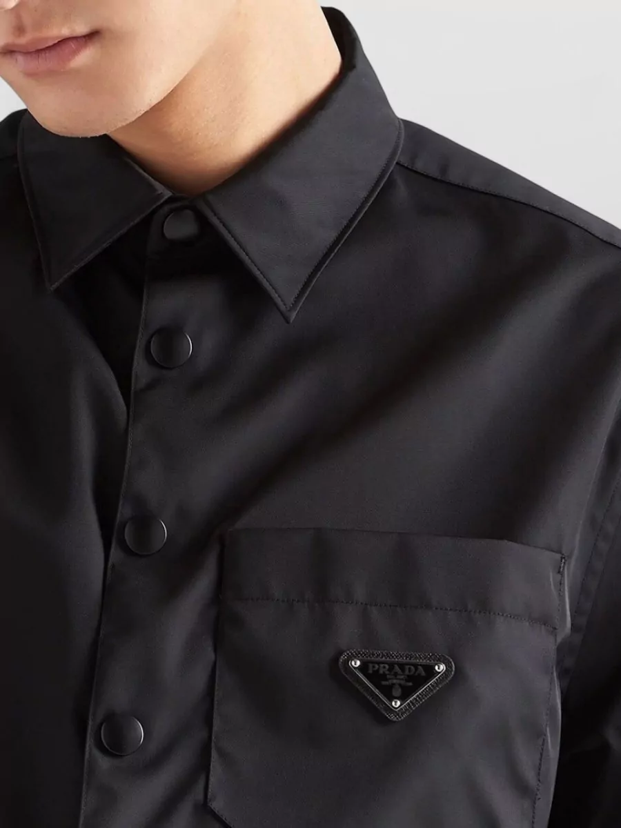 Prada Recycled Nylon Relaxed-Fit Shirt