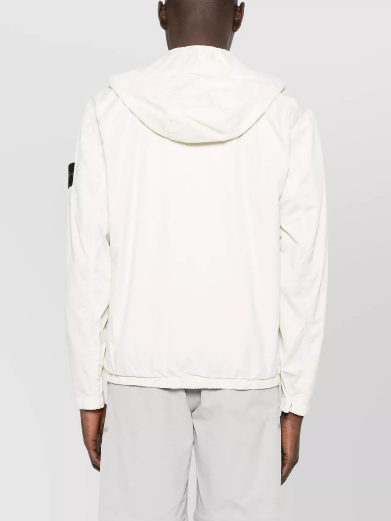 Stone Island Hooded Jacket Elasticated Hem