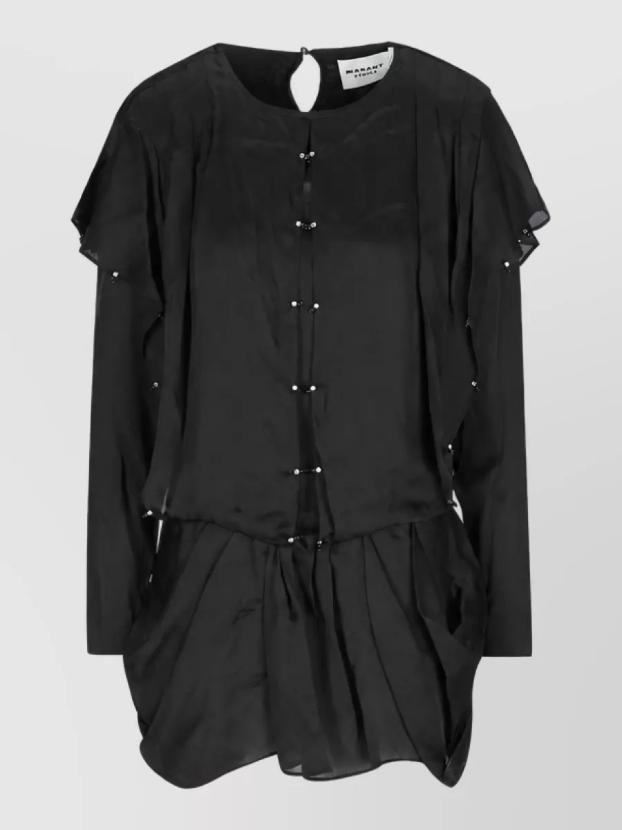 Isabel Marant Viscose crystal embellished mini dress