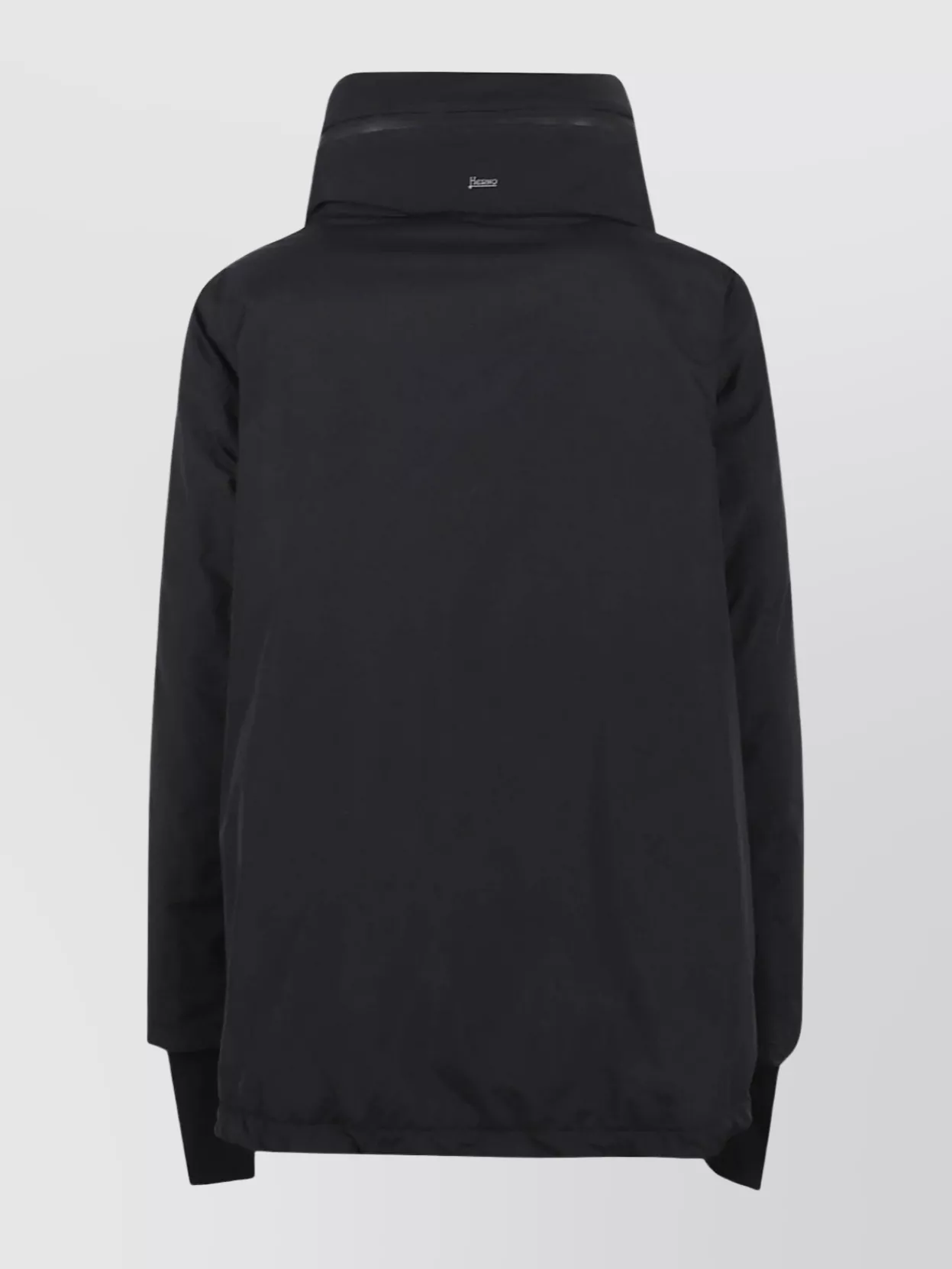 Herno Hooded Padded Jacket Side Pockets In Black