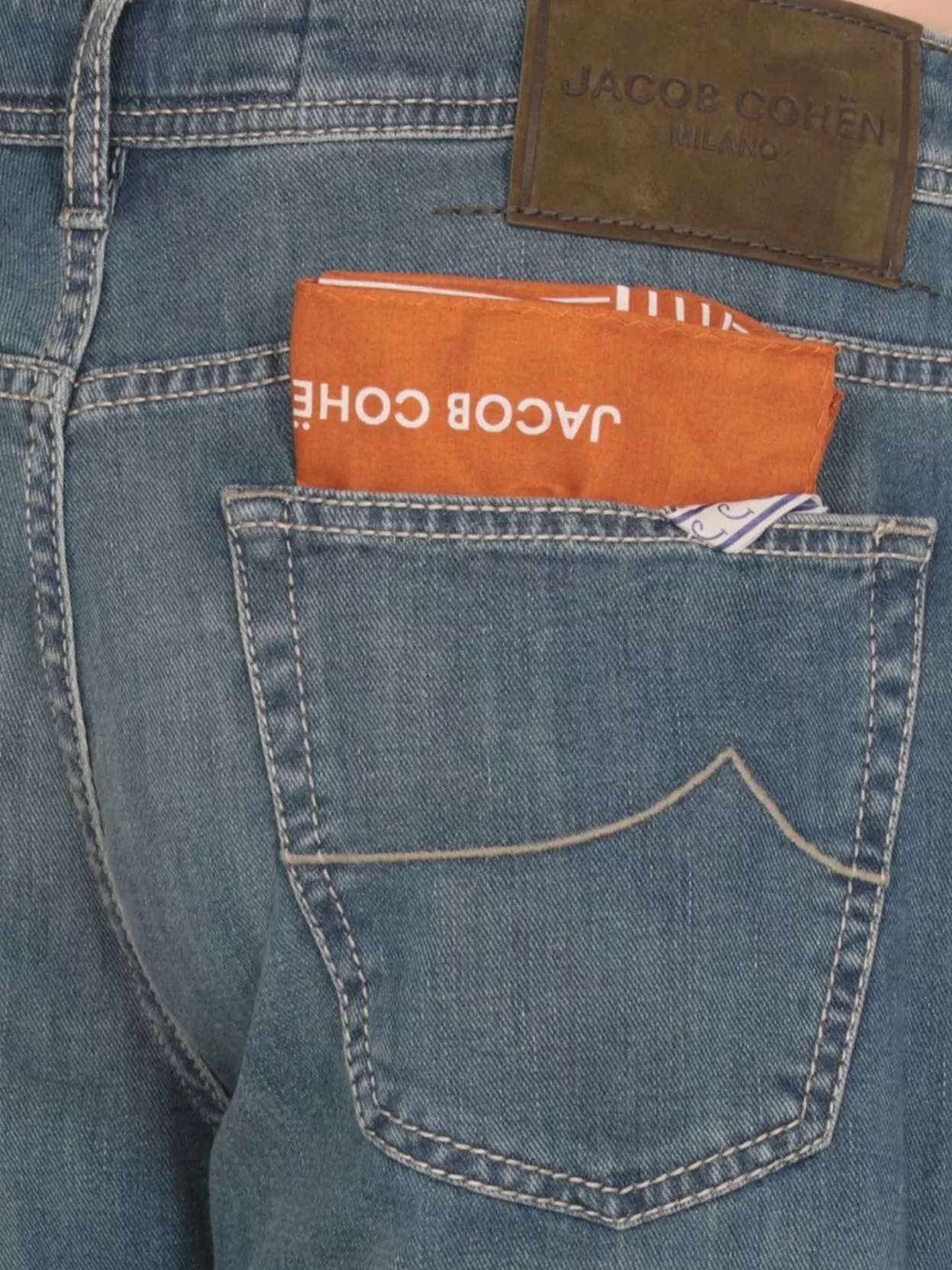 Jacob Cohen Straight Cotton Denim Trousers