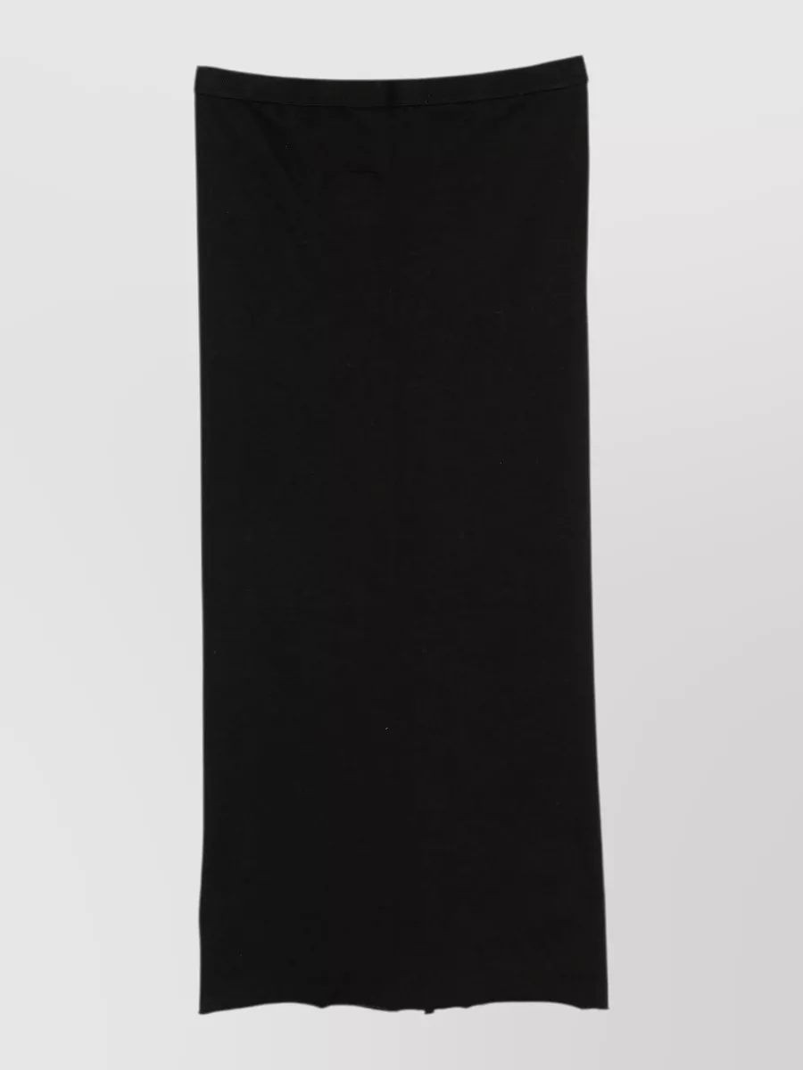 Rick Owens Drkshdw Soft Edfu Cotton Midi Skirt