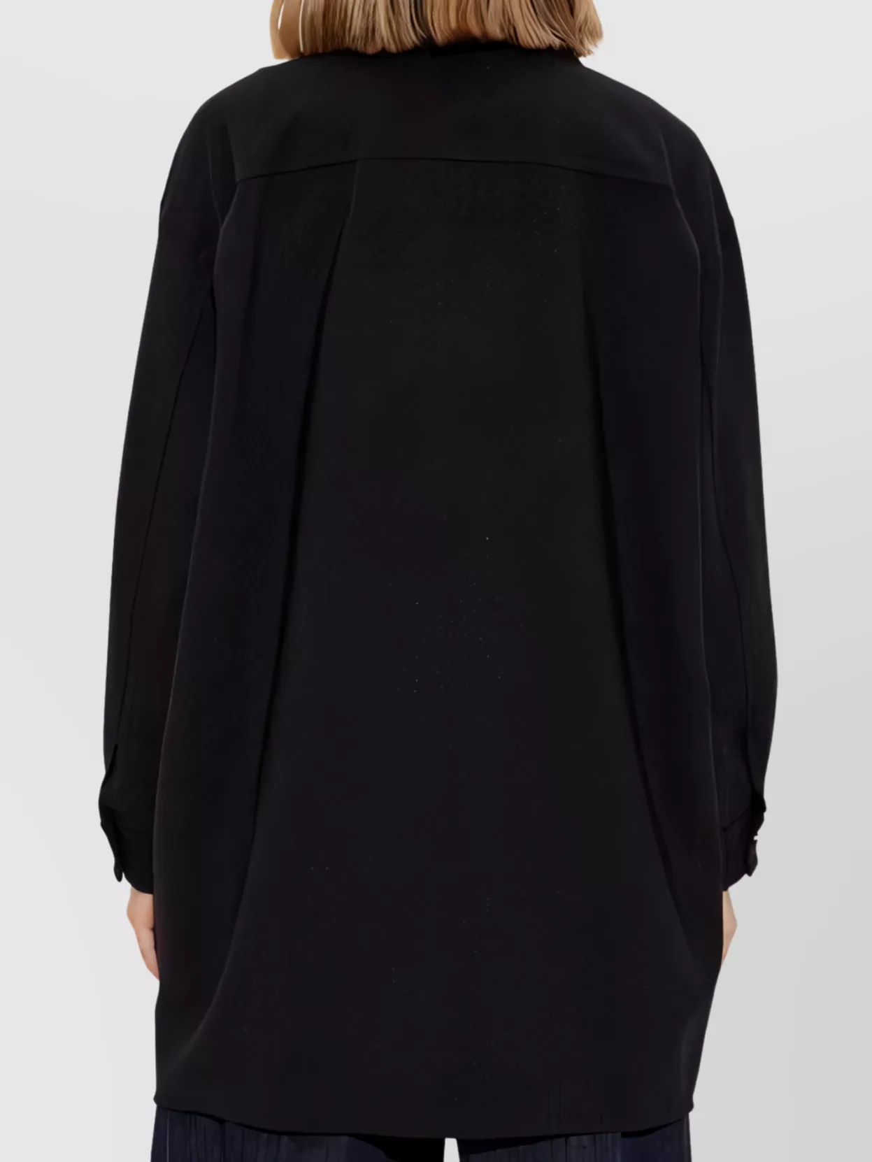 Shop Max Mara Oversized Wool Canvas Jacket