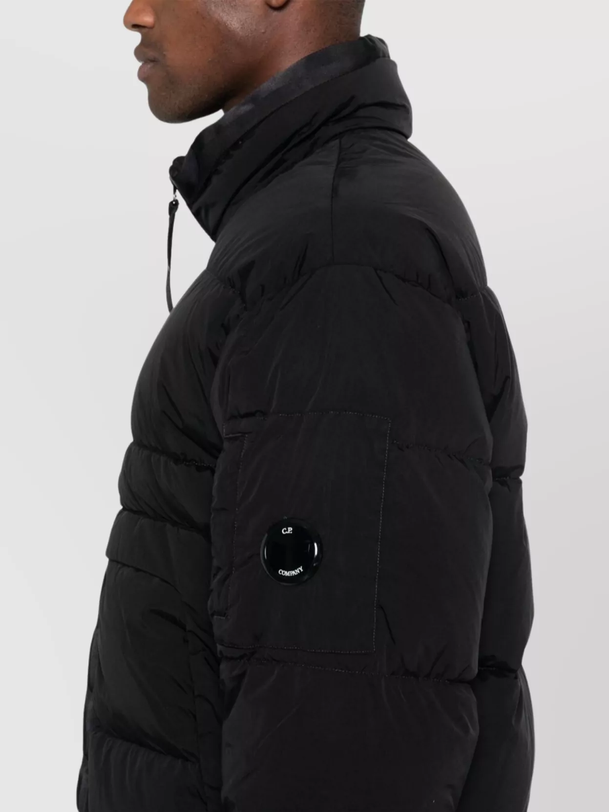 C.p. Company Logo Jacket Detachable Accessories