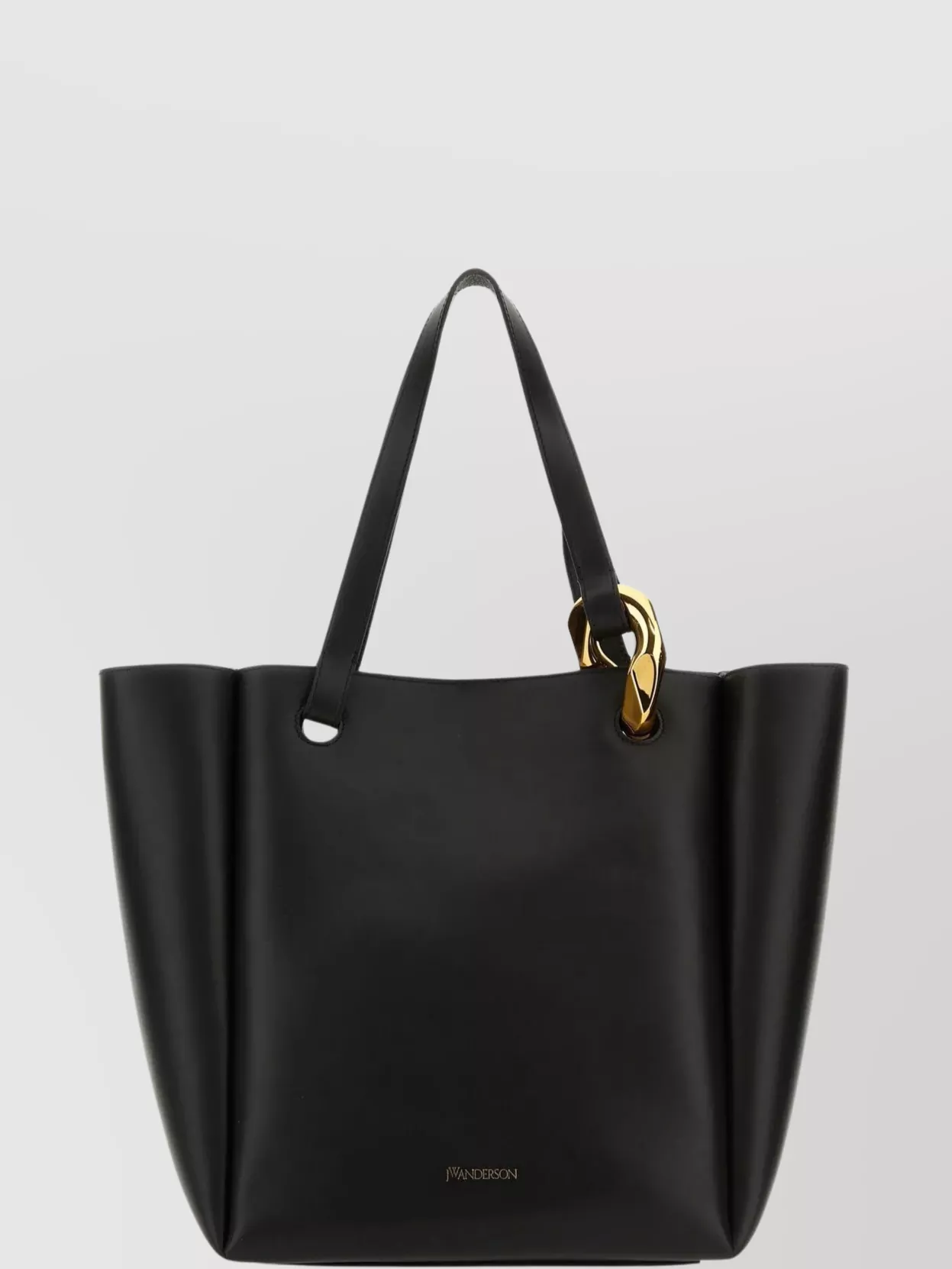 Jw Anderson Leather Tote With Chic Metal Accents