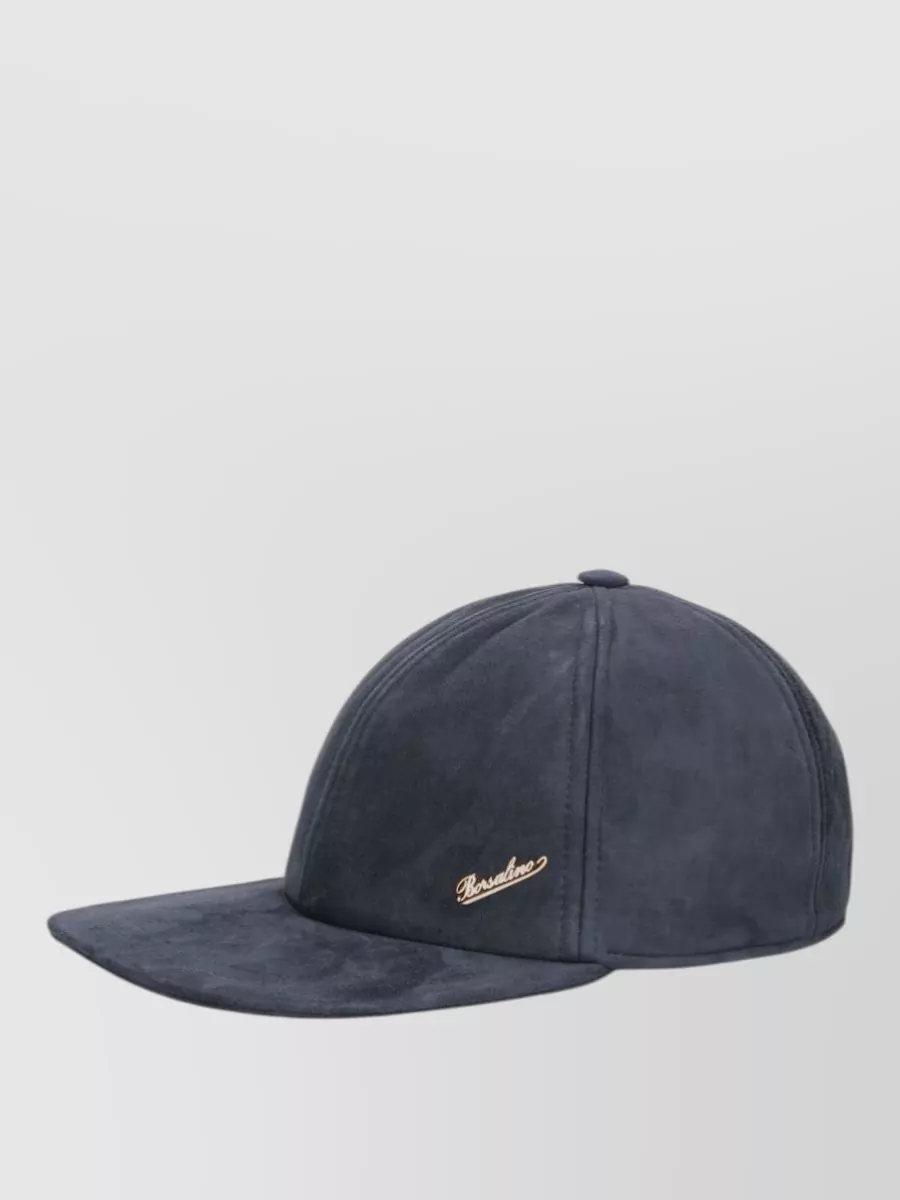 Borsalino Suede Leather Cap