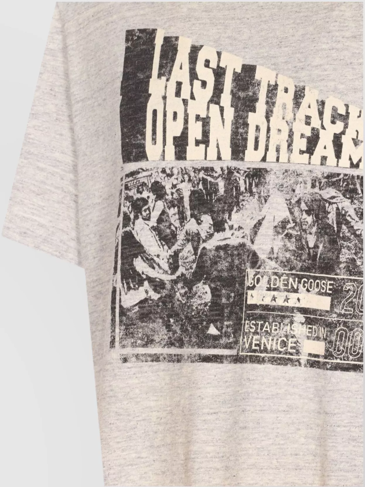Golden Goose Graphic Print Crewneck Short Sleeve T-shirt In Multi