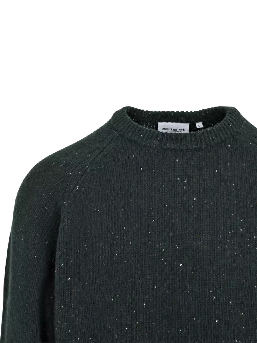 Carhartt Wip Speckled Crew-Neck Wool-Blend Jumper
