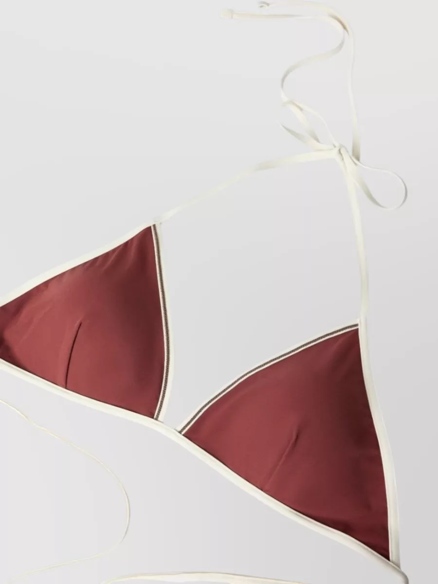 Brunello Cucinelli Bead Embellished Bikini Bottoms