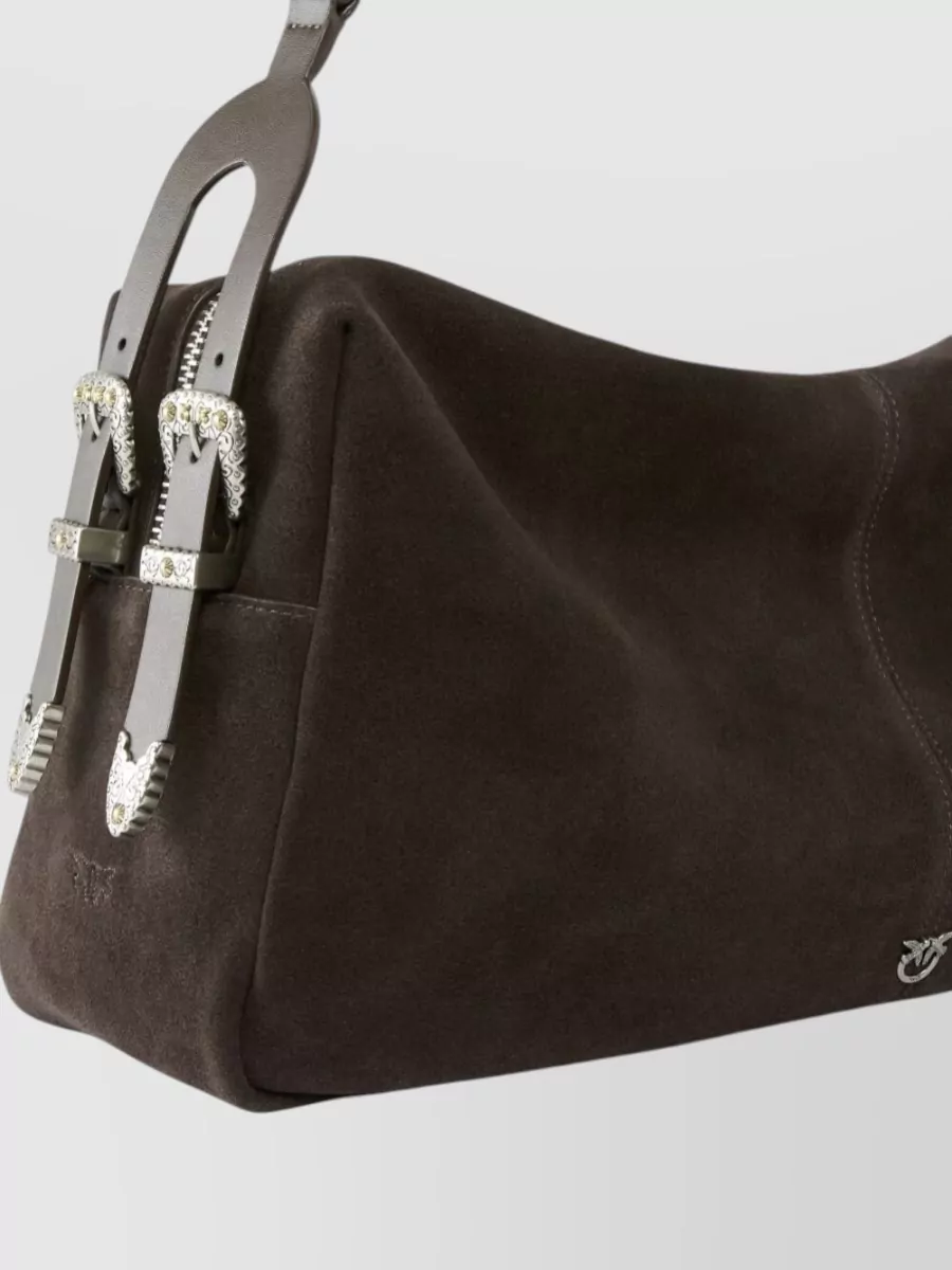 Pinko Love Bag Leather Shoulder Bag