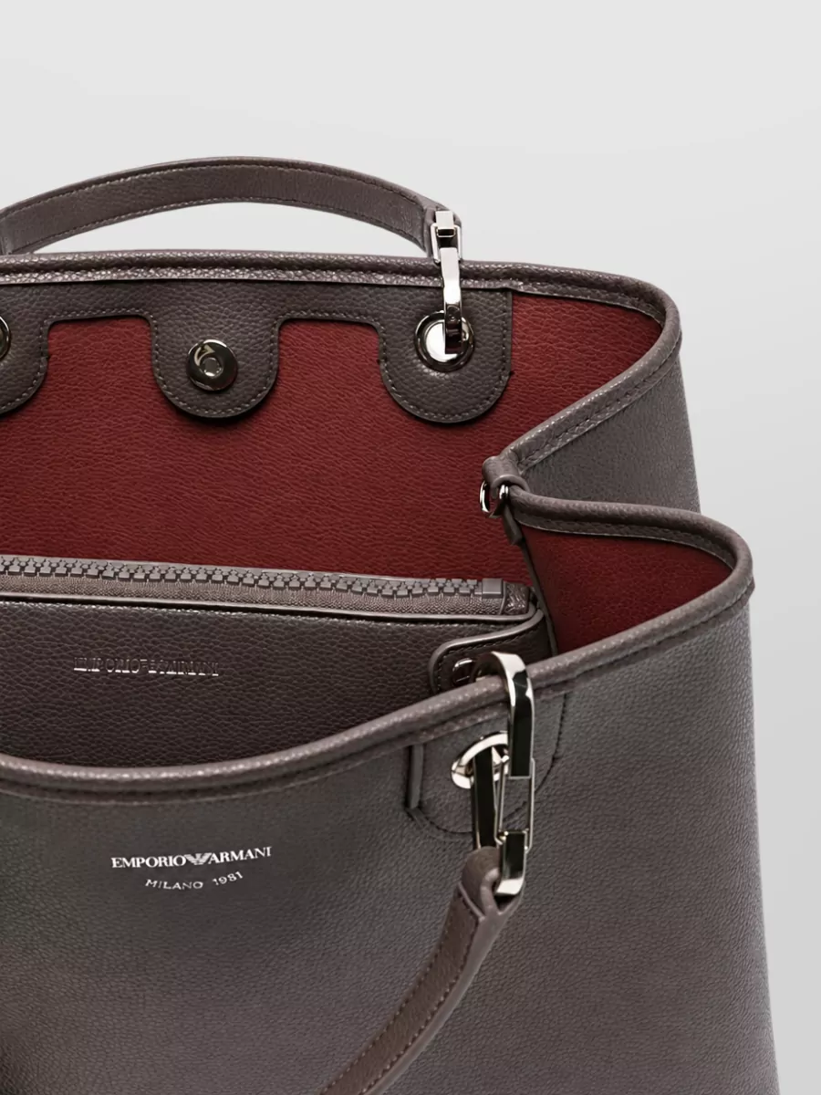 Emporio Armani Pebbled Shoulder Bag