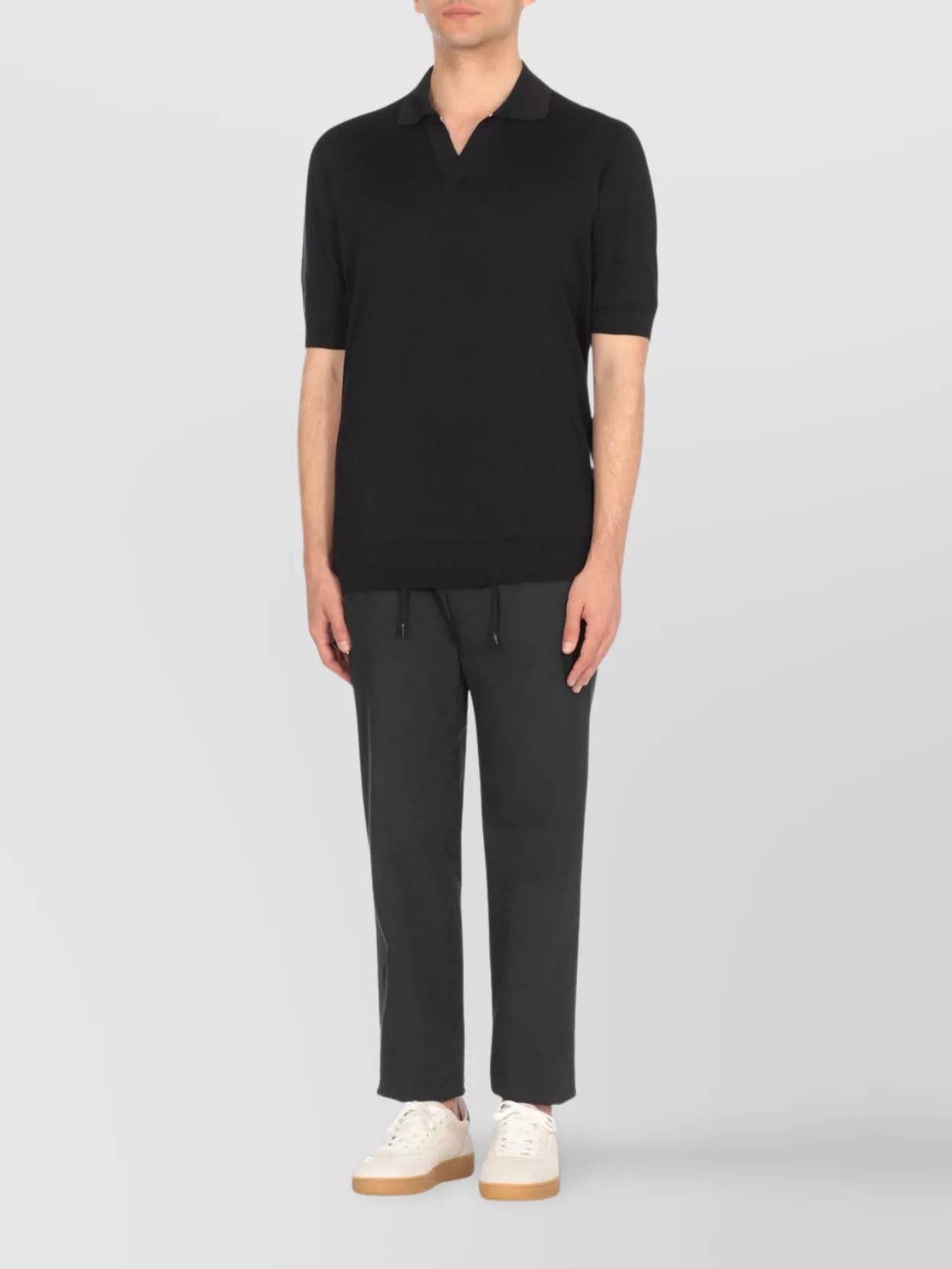 Peserico Cotton And Silk Polo Shirt