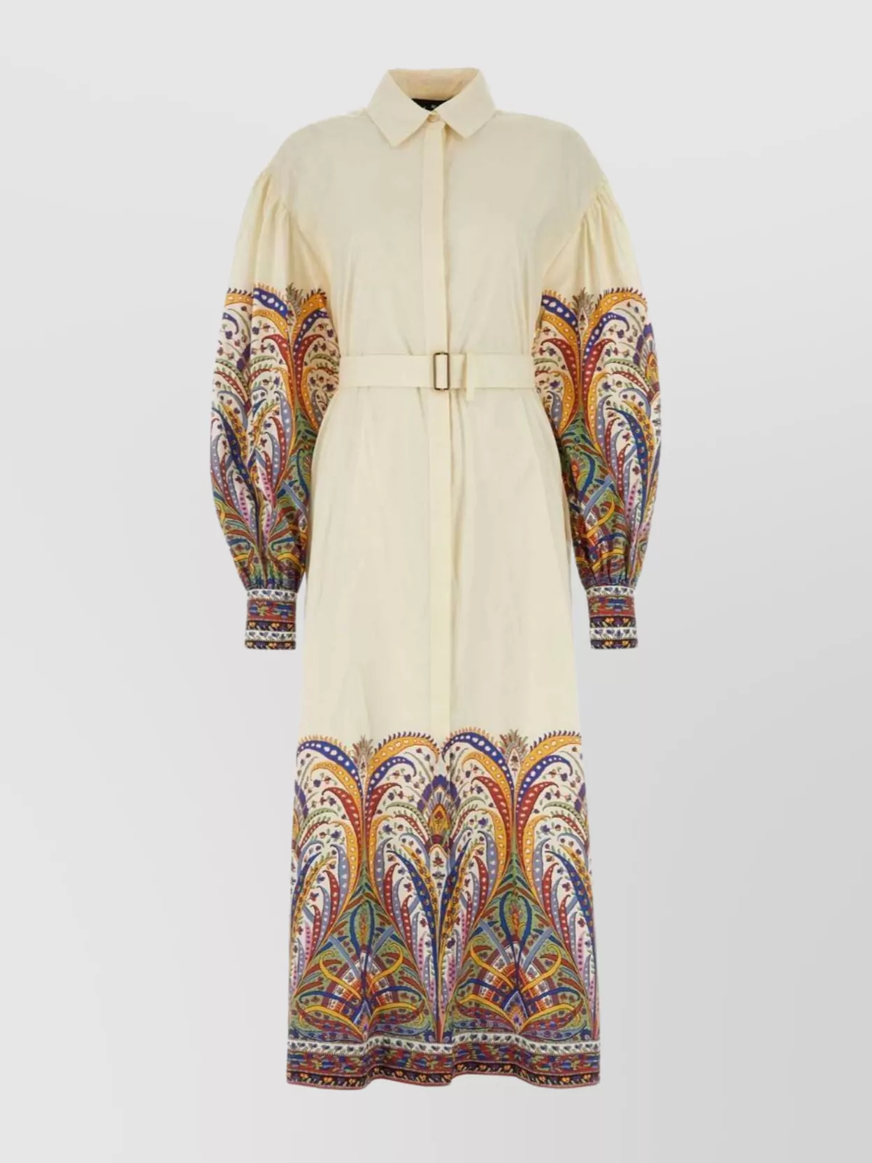 Etro Cotton Shirt Dress Printed Design