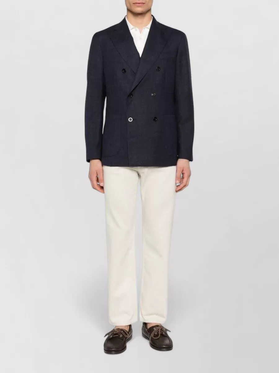 Boglioli Virgin Wool Double-Breasted Blazer