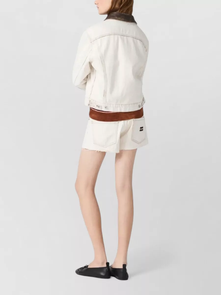 Miu Miu Cotton Short Shorts