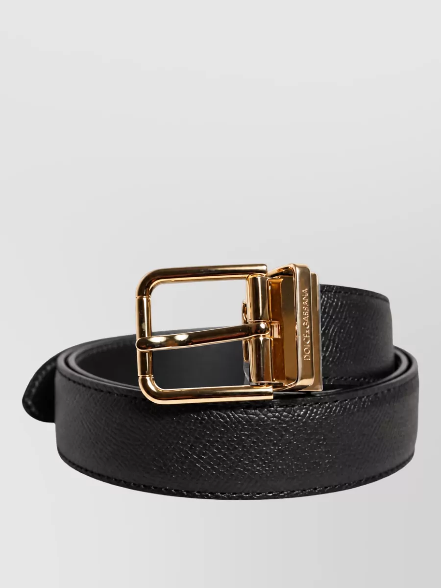 Dolce&Gabbana Calf Leather Belt