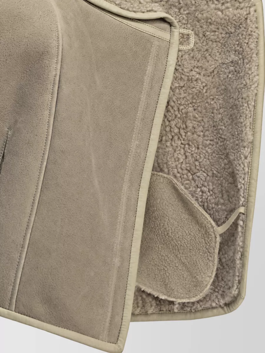 Isabel Marant Lamb Fur Sleeveless Jacket
