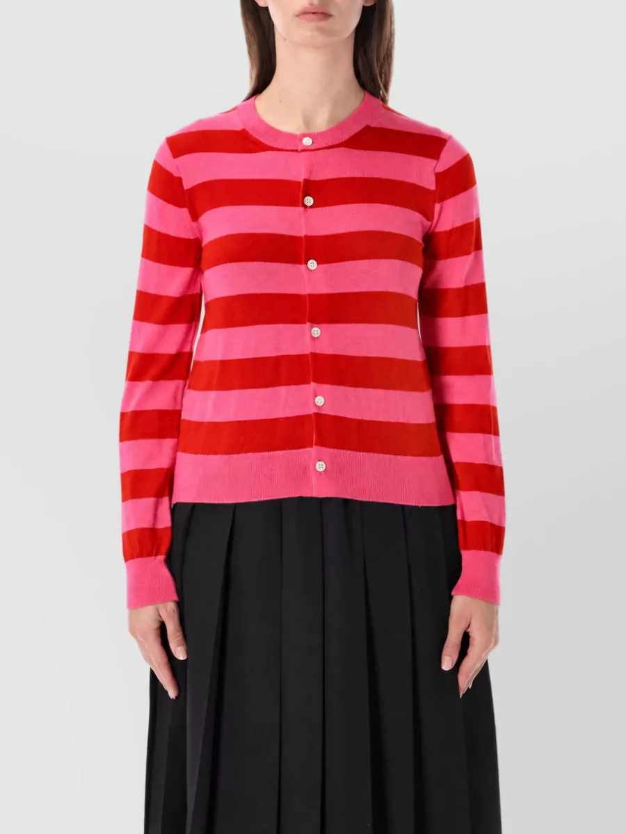 Comme des Garçons Striped cardigan