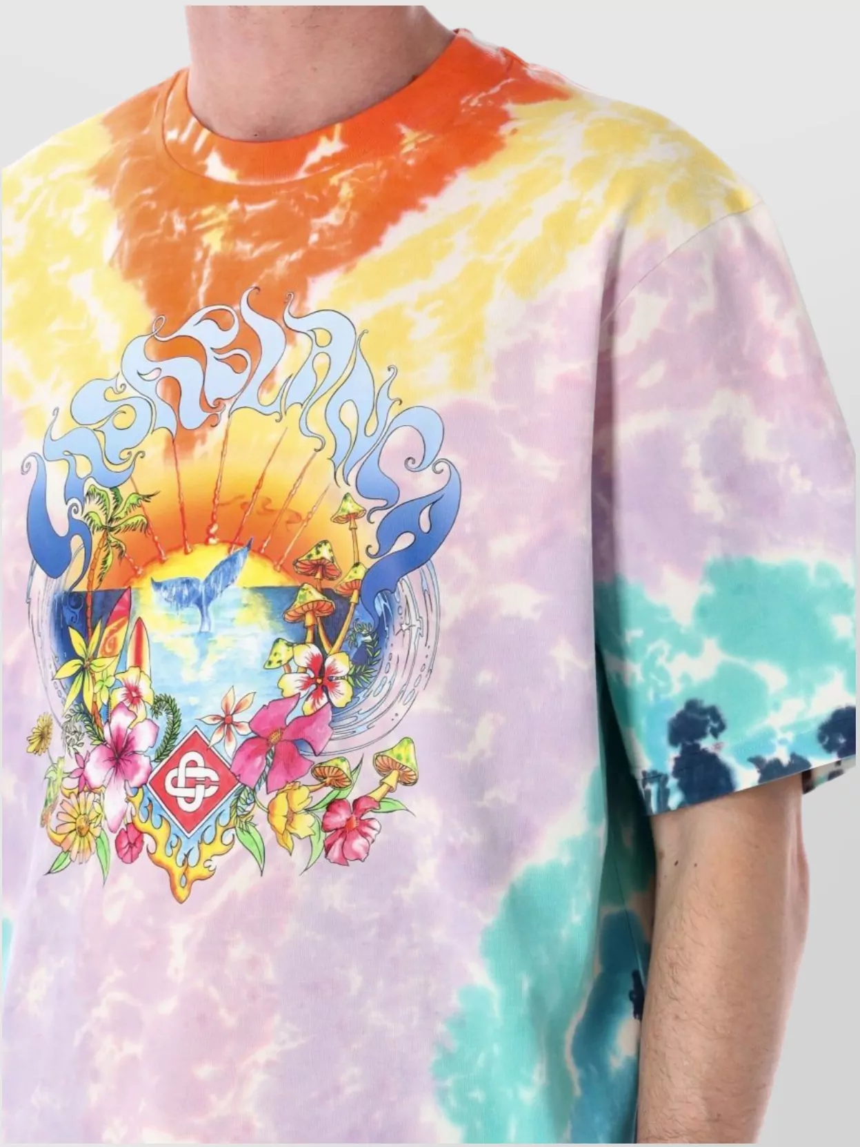 Casablanca Multicolor Surf Trip Tshirt