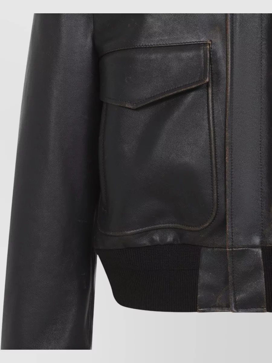 Jil Sander Leather Blouson