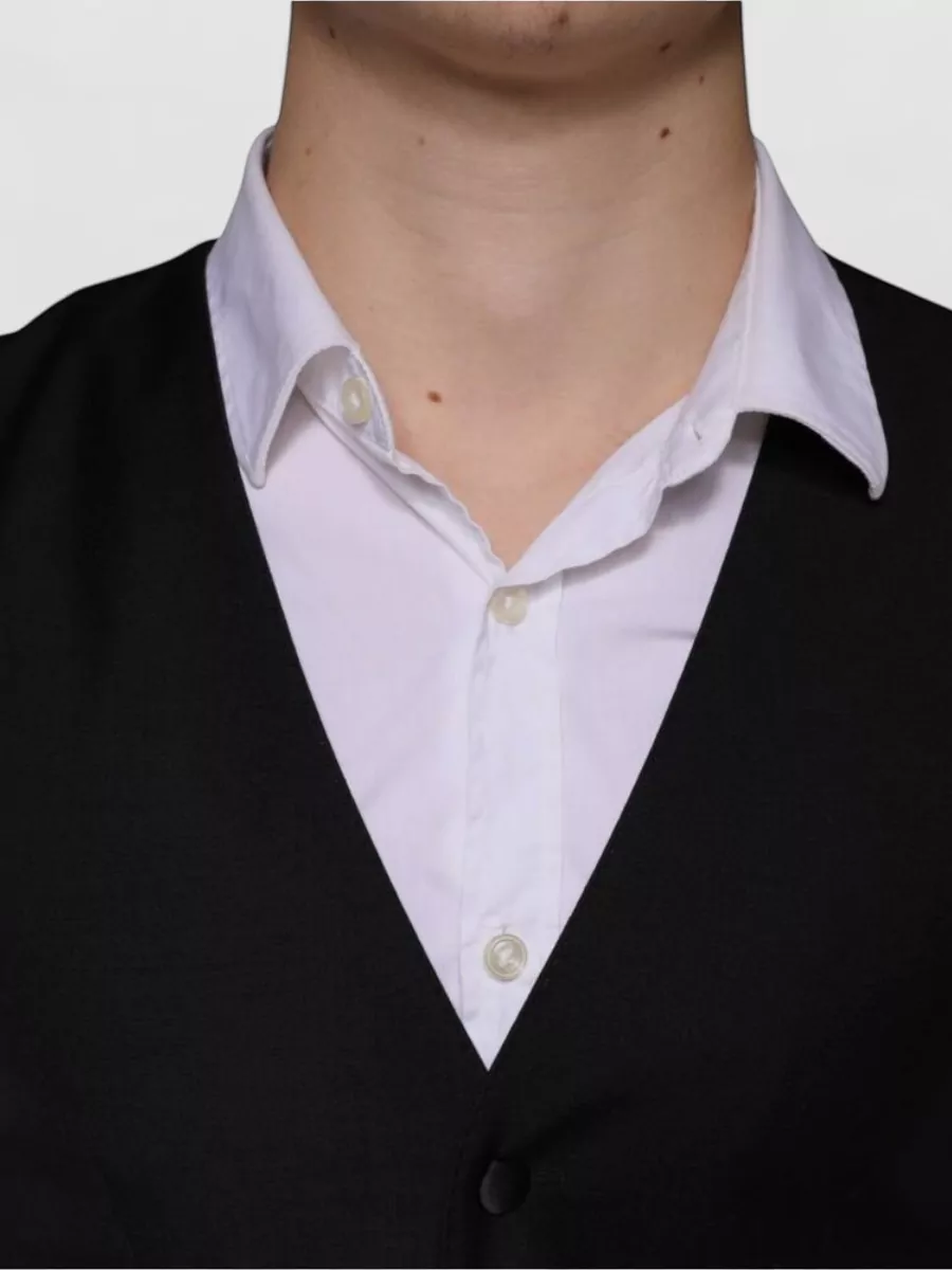 Dolce&Gabbana Wool V-Neck Waistcoat