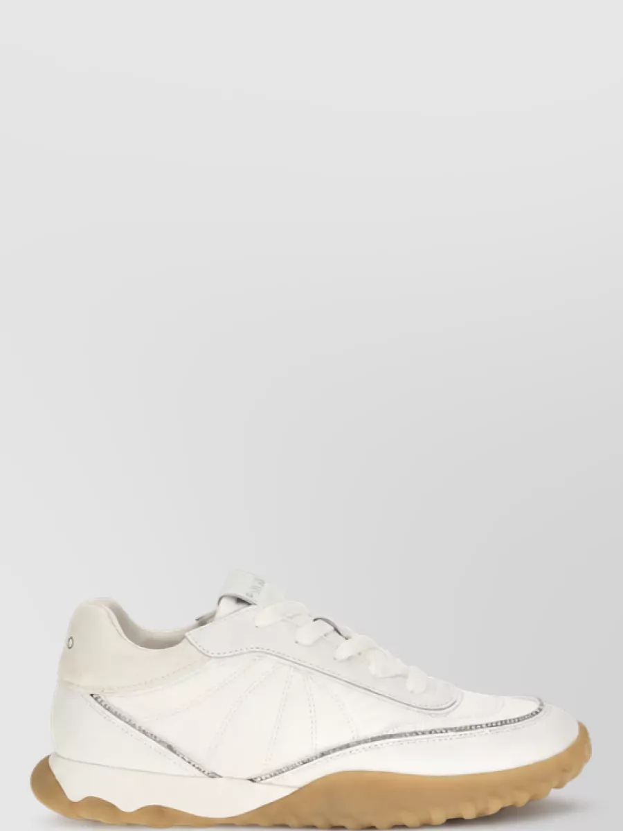 Pinko Leather Low-Top Sneakers
