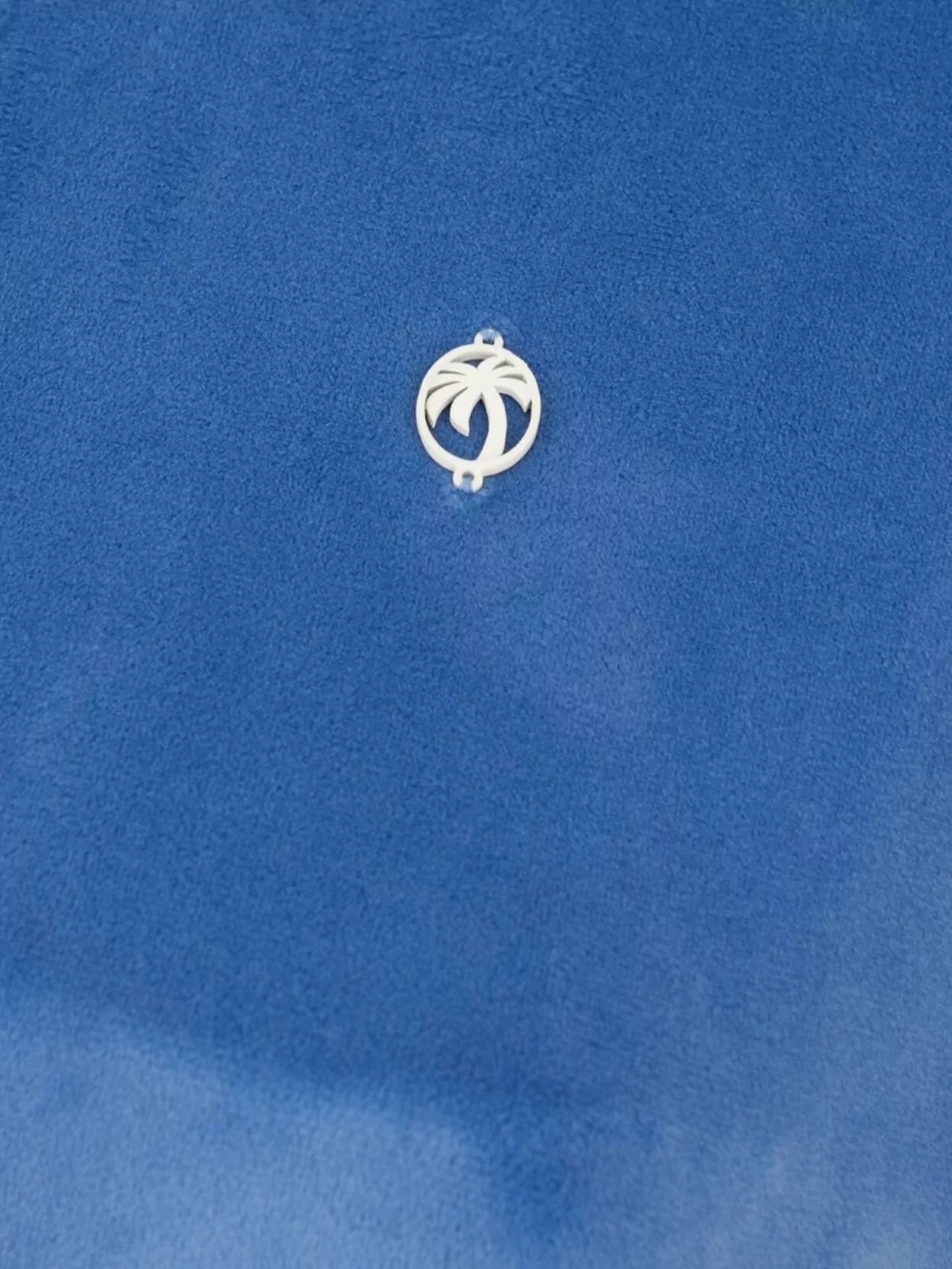 Palm Angels Velvet Sweatshirt Contrast Piping