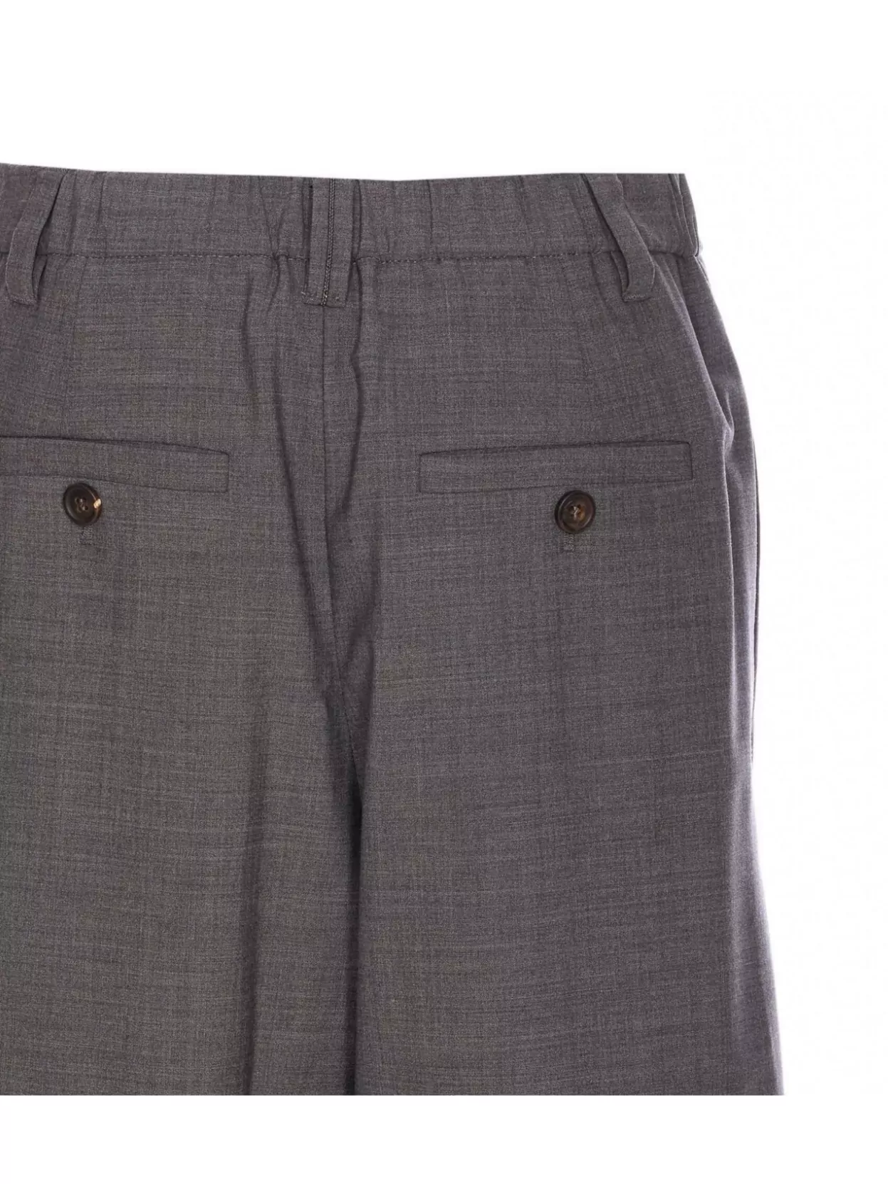 Brunello Cucinelli Pleated Trousers With Pockets And Belt Loops