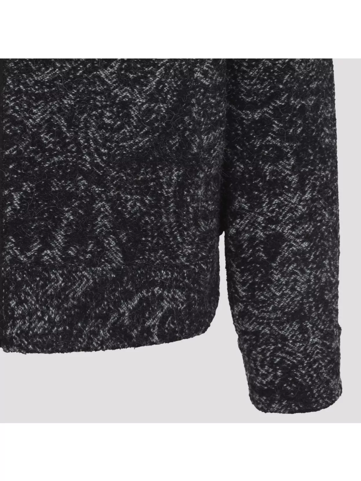 Etro Textured Fabric Shirt Collar Bomber Jacket