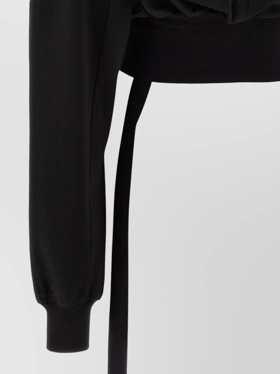 Rick Owens Drkshdw Cropped Zip-Up Hoodie