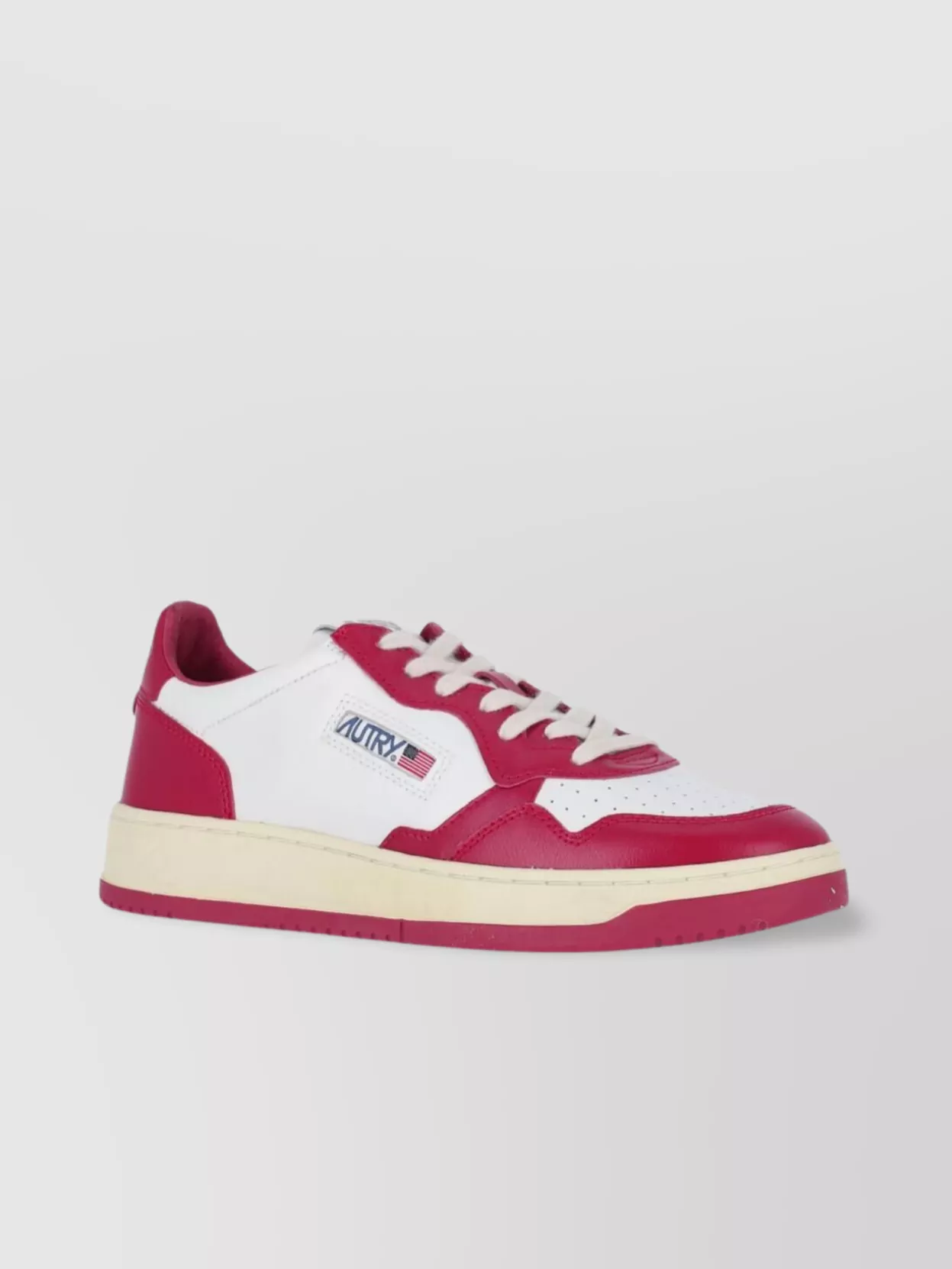 Autry Low Leather Sneakers Panelled Design
