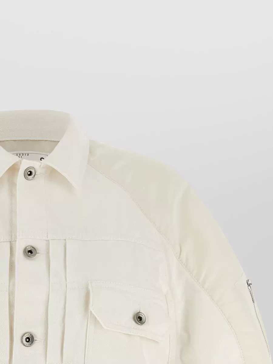 Sacai Cotton Hybrid Oversized Coat