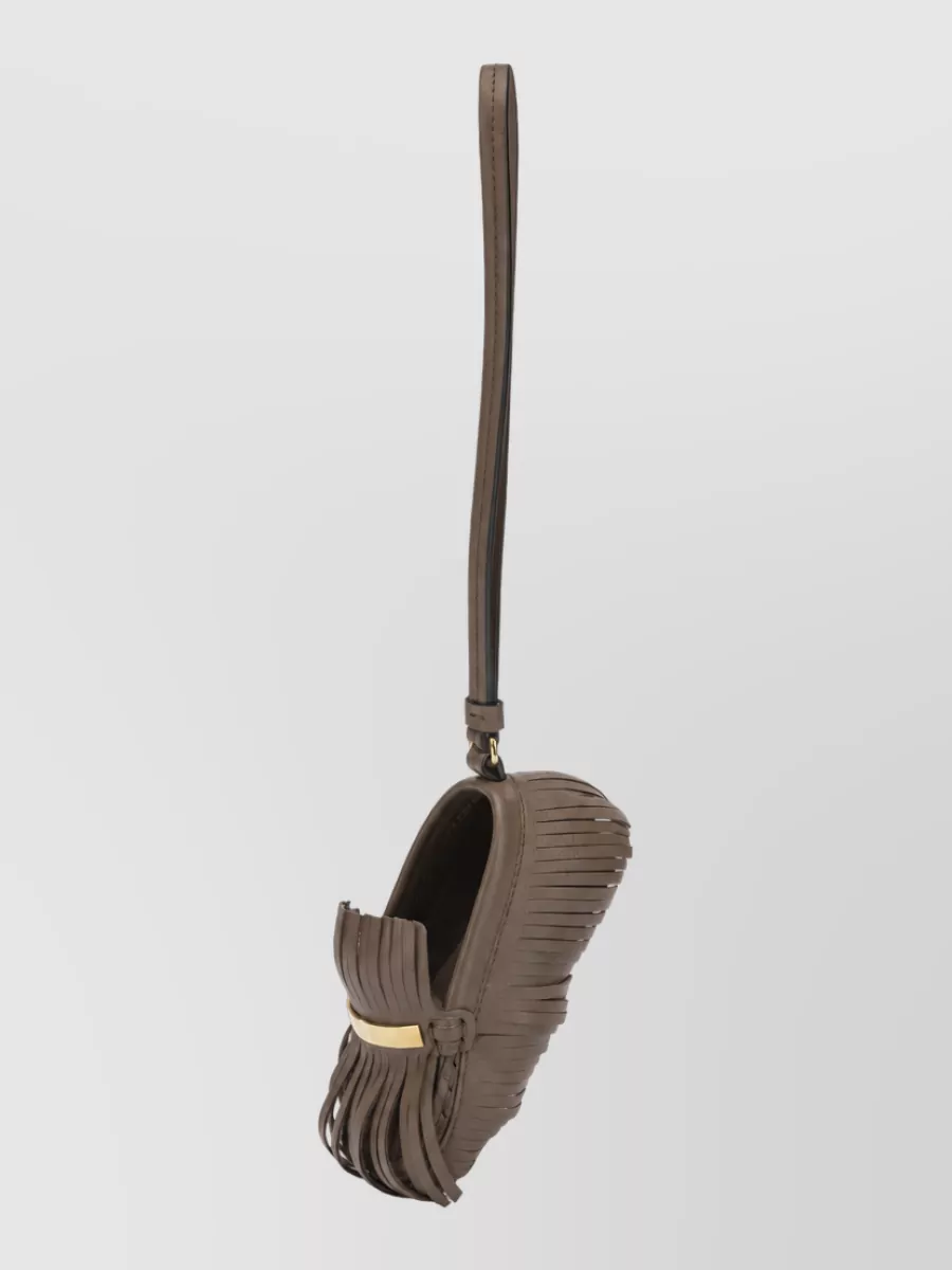 Tod's leather keyring