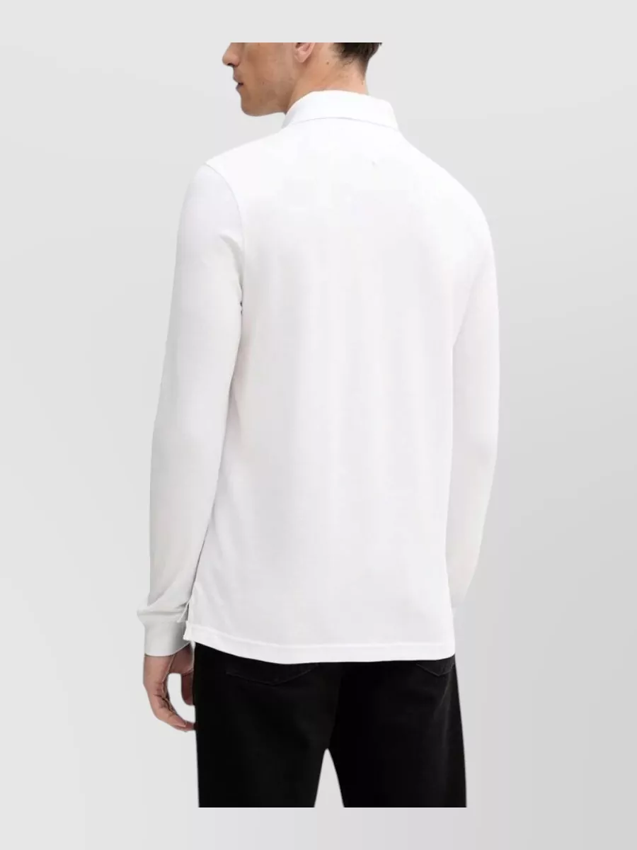 Tommy Hilfiger Organic Cotton Long Sleeve Polo Shirt