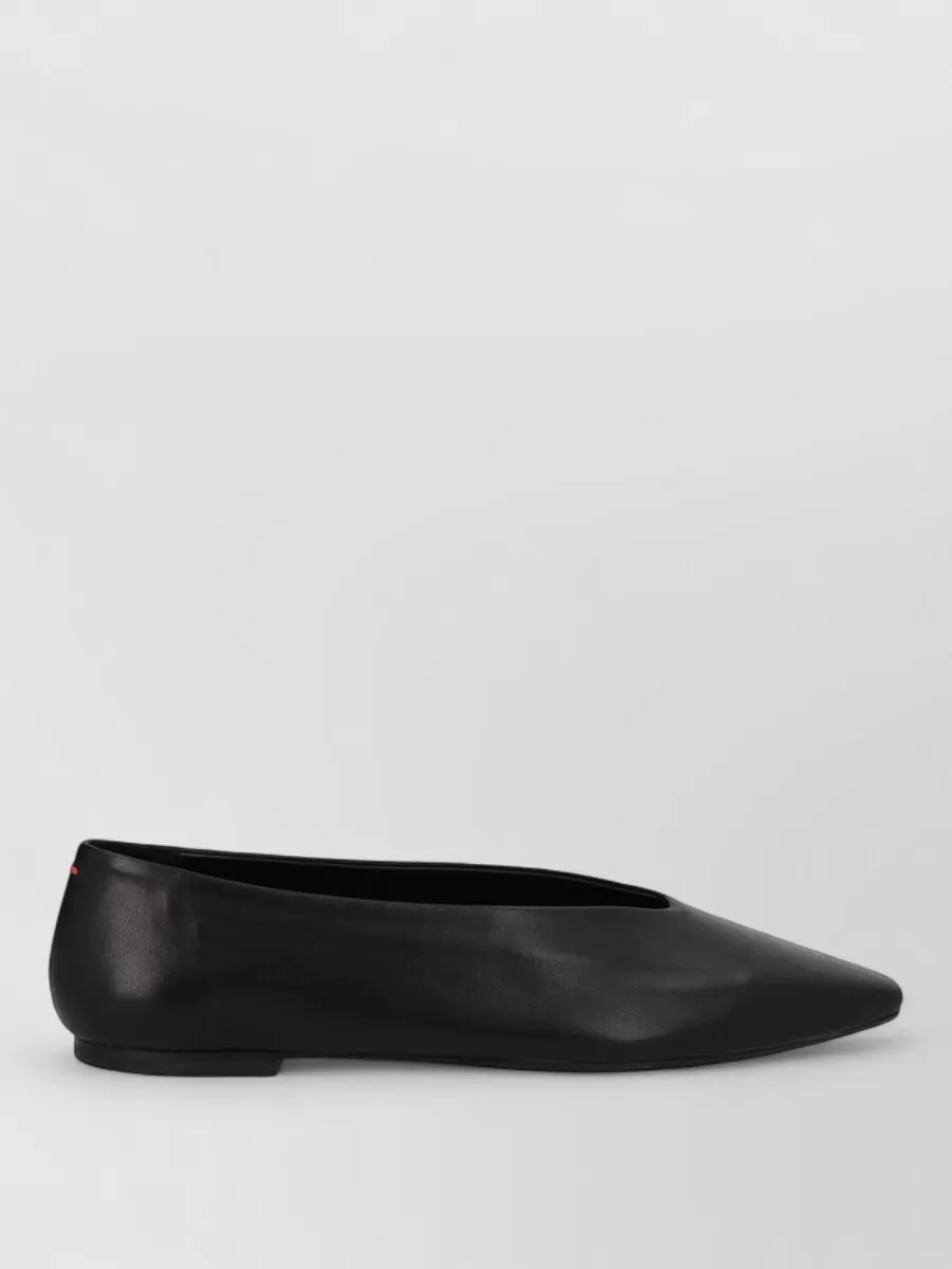 Aeyde Leather Ballerina Shoes