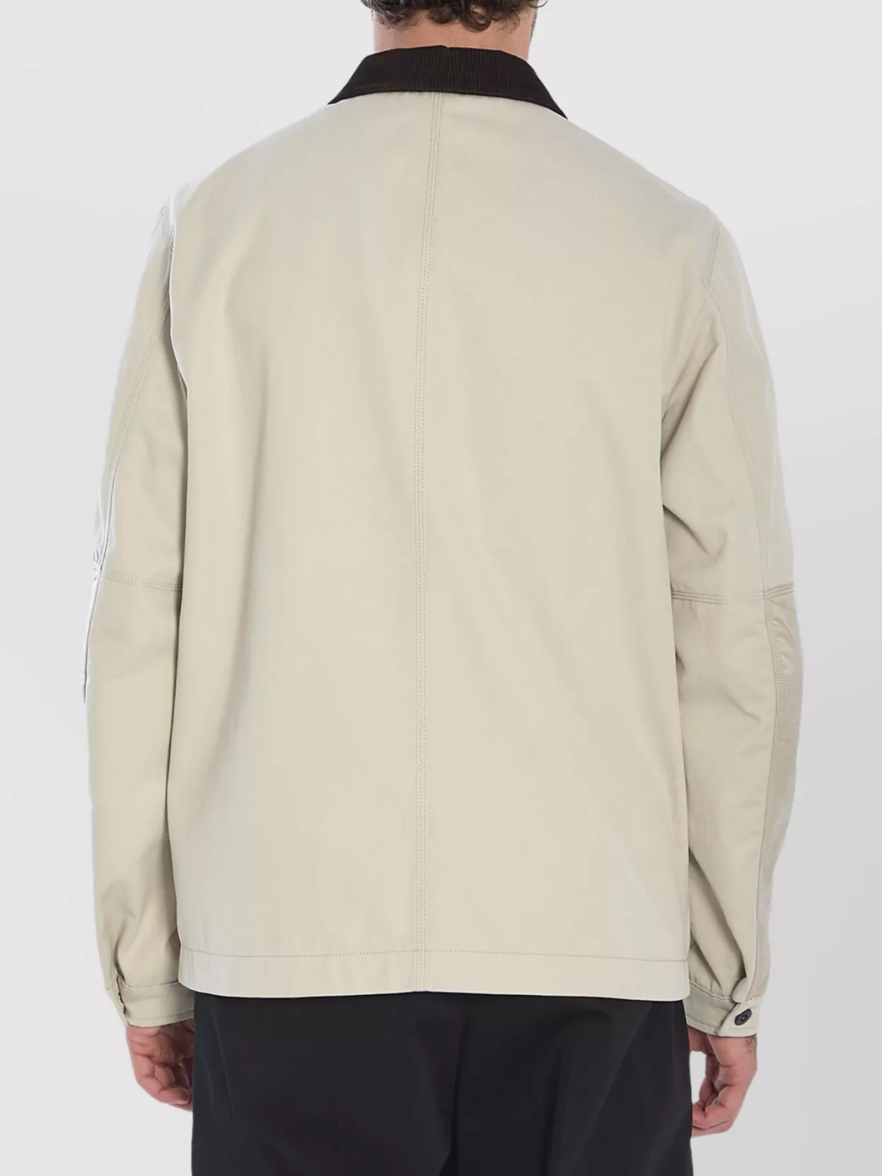 Moncler Jacket Cotton Canvas Velvet Collar