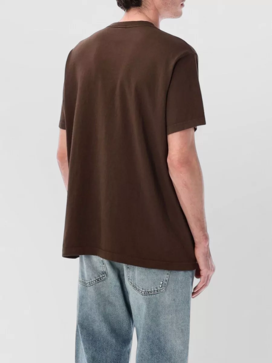 Sporty & Rich Cotton Oversized Logo Print T-Shirt