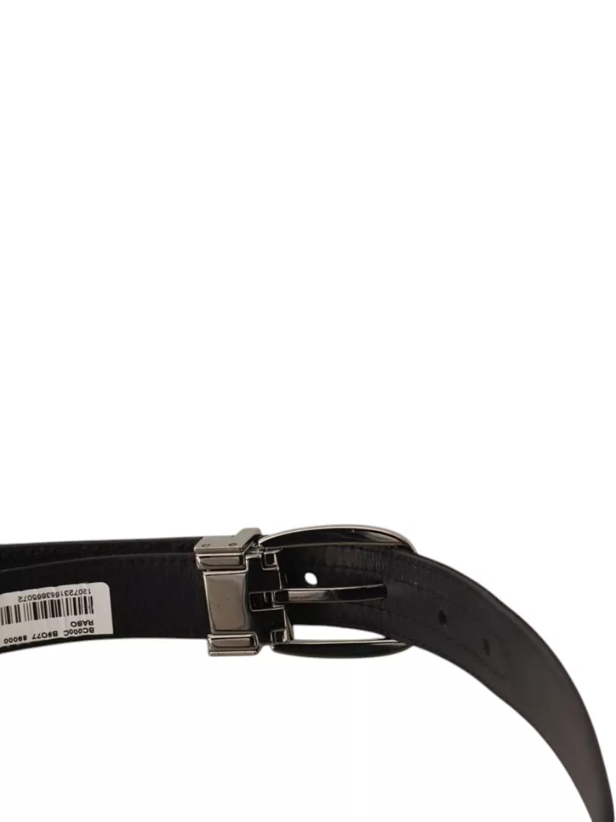 Dolce&Gabbana Leather Logo Buckle Belt
