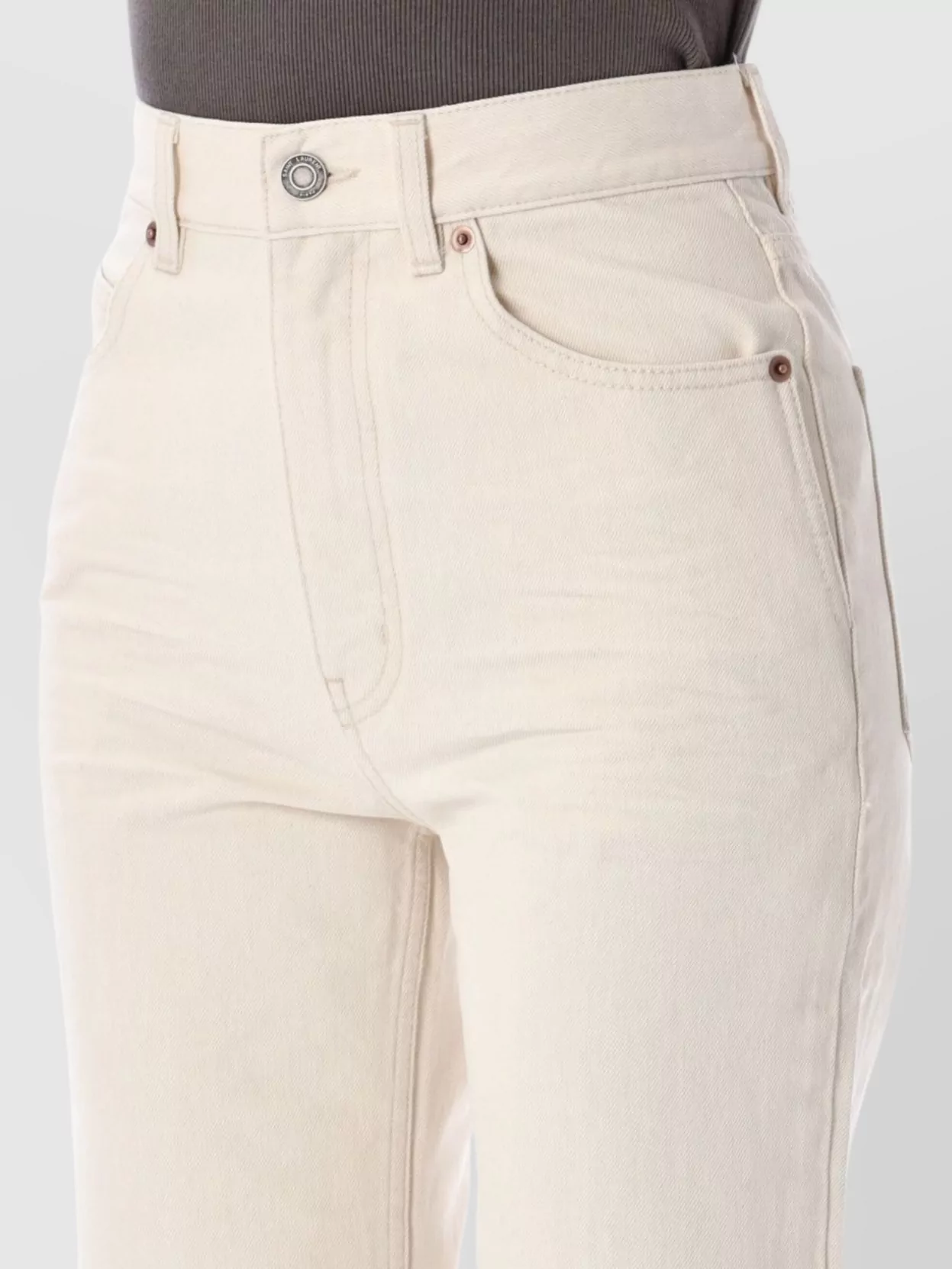 Saint Laurent Vintage High-Rise Denim Trousers