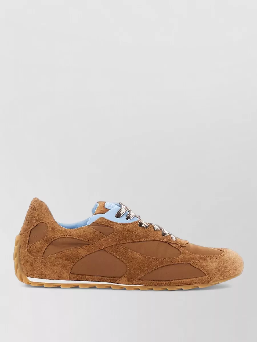 Bottega Veneta Leather Lace-Up Sneakers