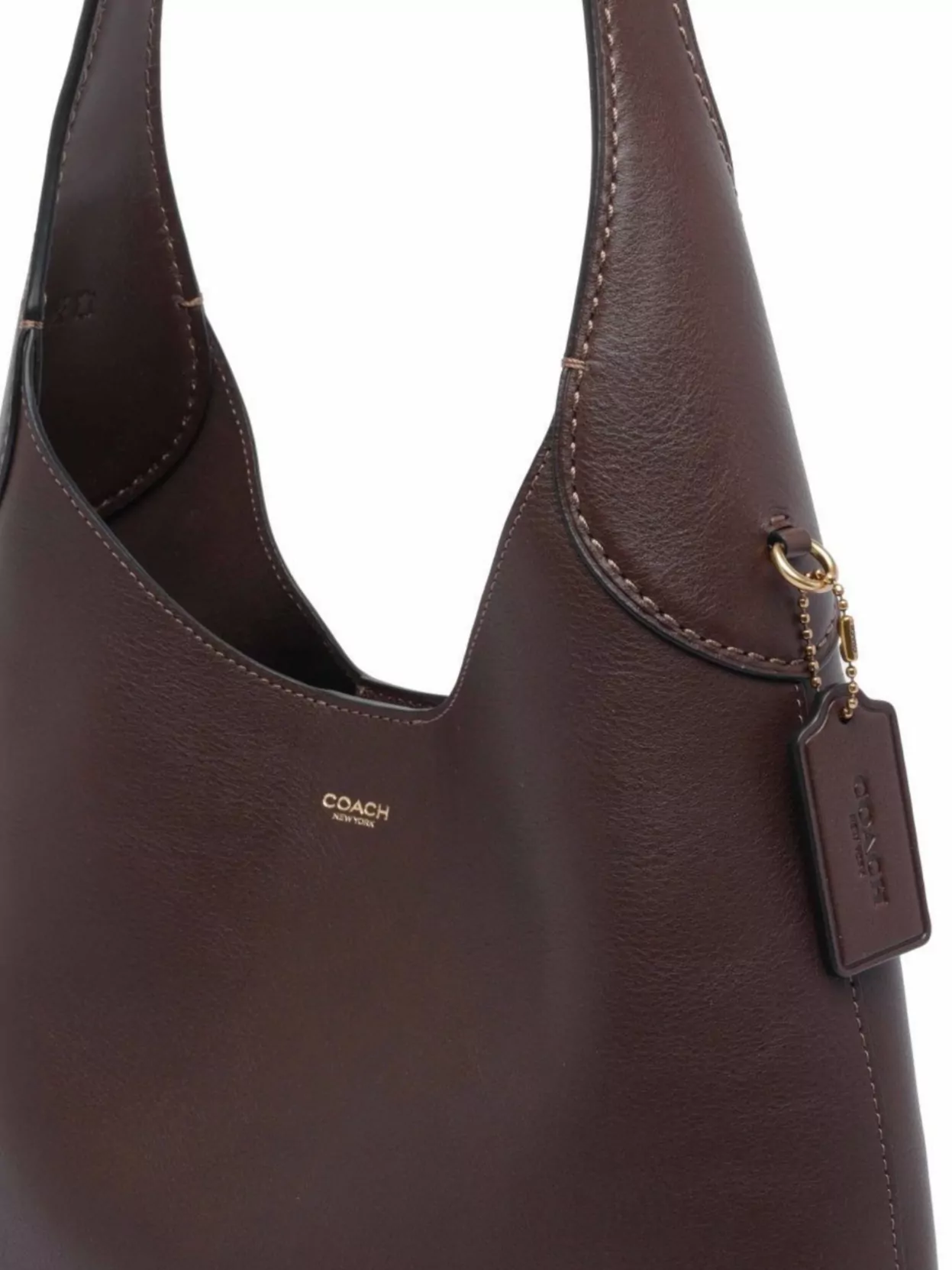 Coach Maple Brooklyn 28 Leather Shoulder Bag