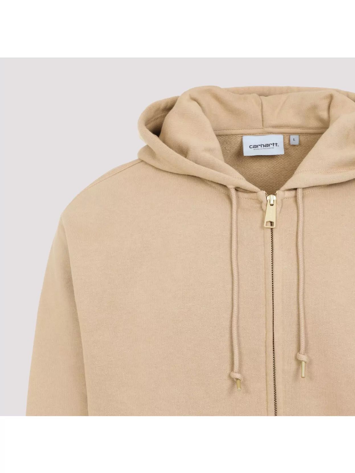 Carhartt Wip Hooded Eldon Sweat Jacket In Neutrals