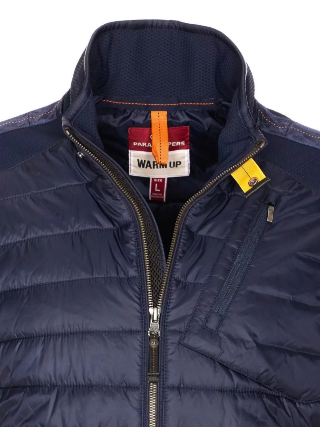 Parajumpers High Neck Quilted Jacket Logo