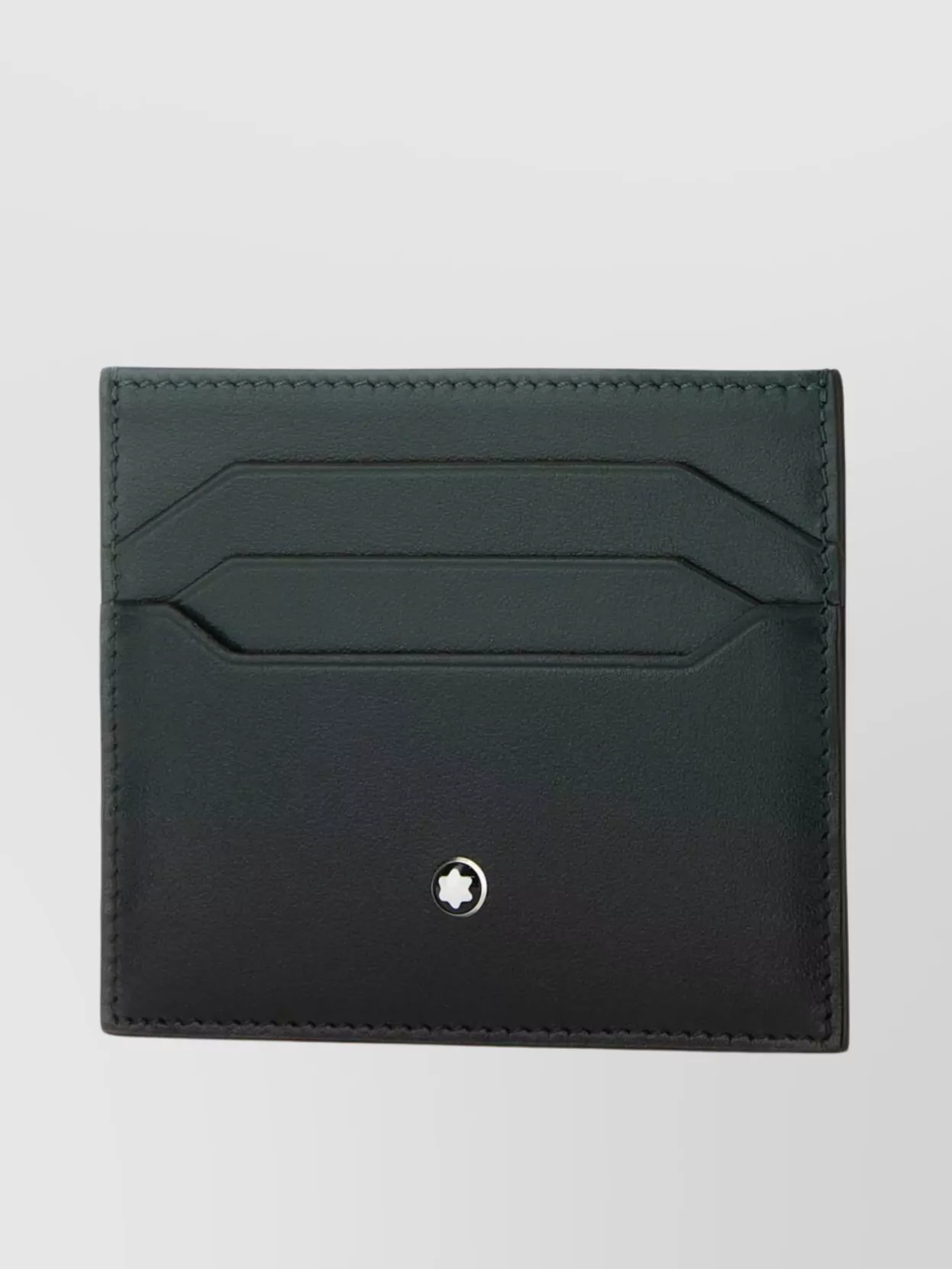 Shop Montblanc Dual-tone Leather Card Holder
