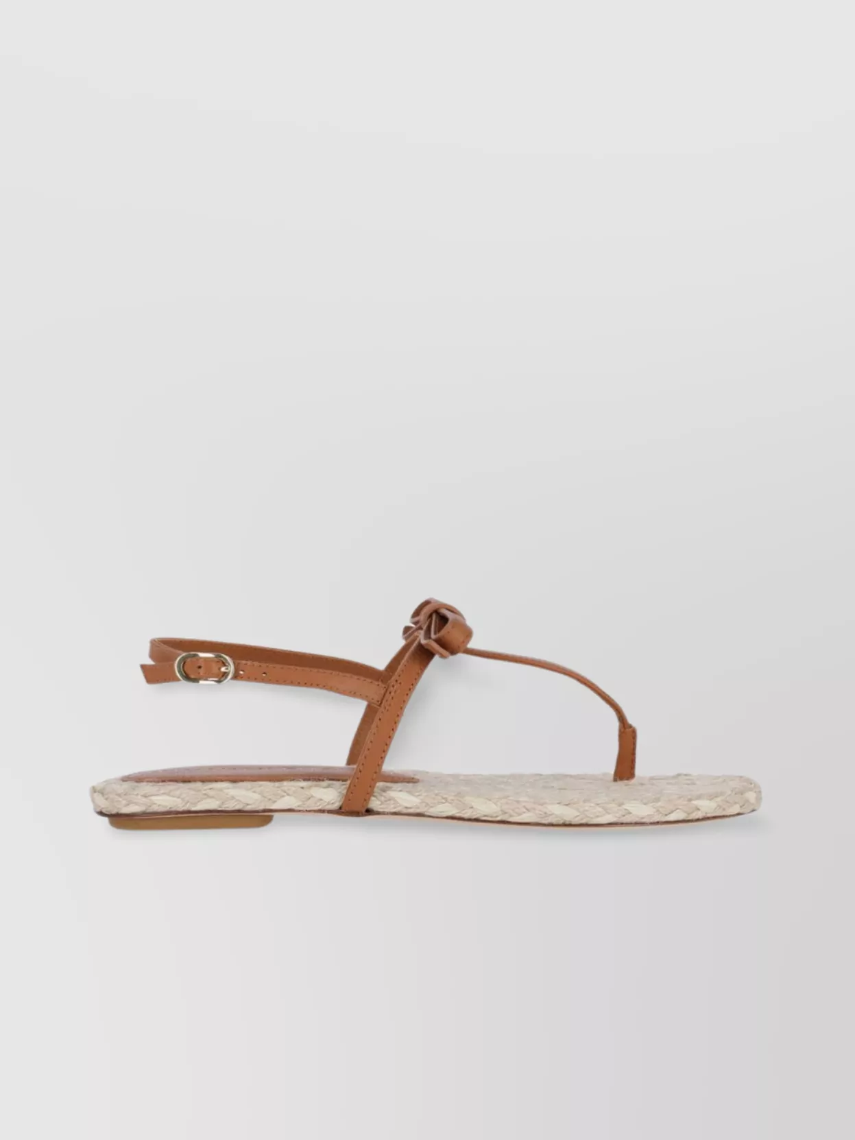 STUART WEITZMAN HEEL SANDALS WITH BRAIDED AND FLAT SOLE